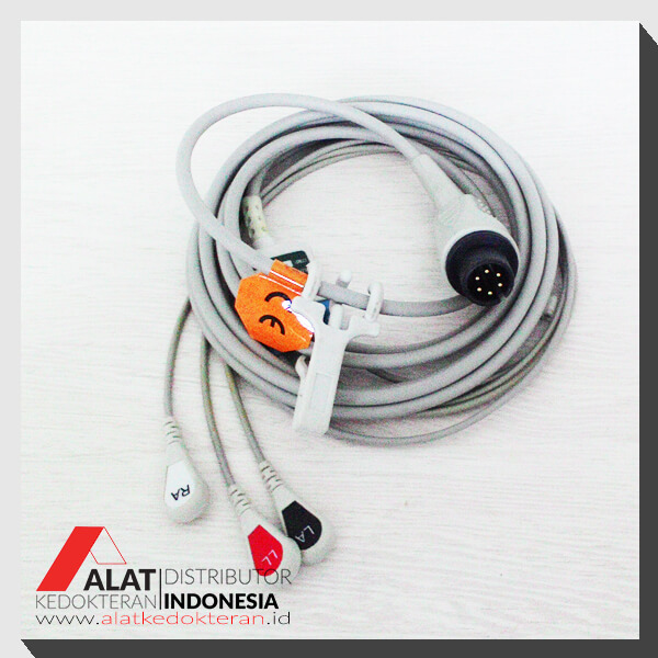 Datascope-cable-ekg-3-lead-6p-snap | Distributor Alat Kedokteran Indonesia